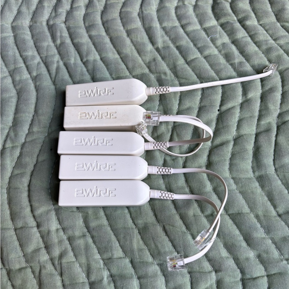 2Wire DSL Filter for 2-Line Phones LFT4-2 Inline Adapter